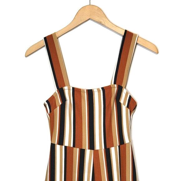 Urban Outfitters Striped Jumpsuit Sleeveless Wide Leg Boho Summer Casual Soft XS - Picture 4 of 15